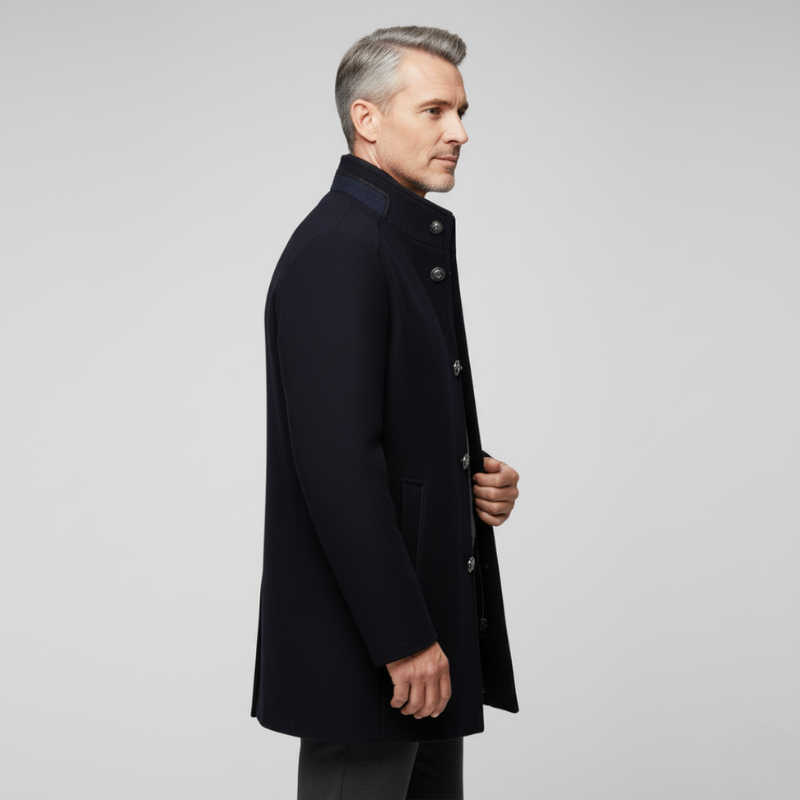 Men's Long Overcoat – Stylish Winter Outerwear