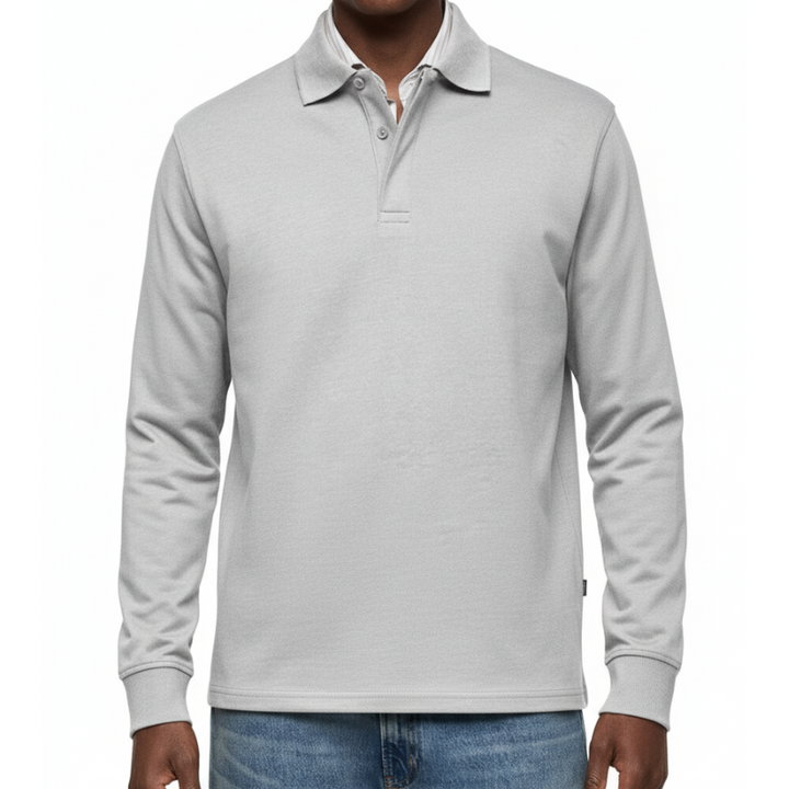Men's Long Sleeve Polo Shirt – Casual Versatile Style