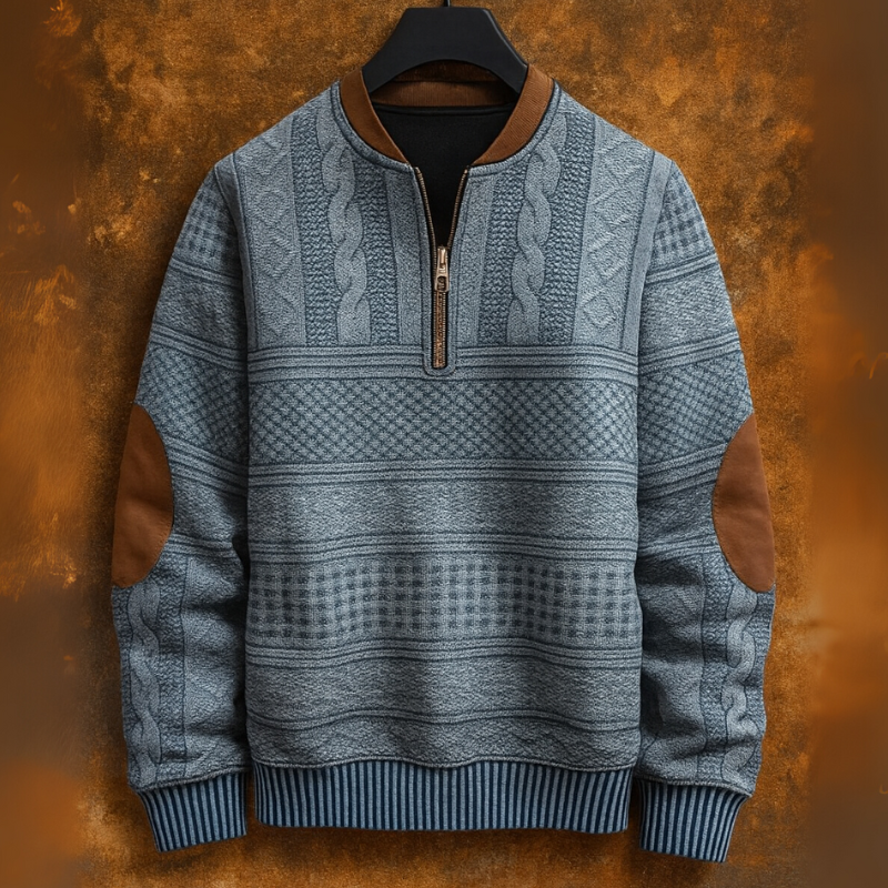Men's Quarter Zip Sweater – Versatile Style for Work & Leisure