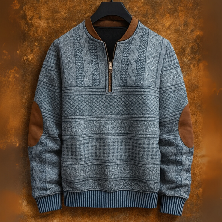 Men's Quarter Zip Sweater – Versatile Style for Work & Leisure