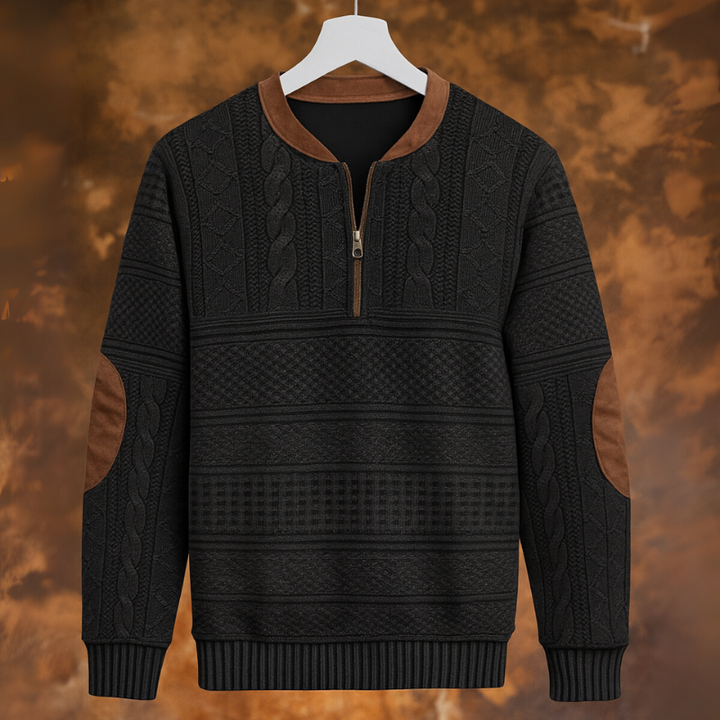 Men's Quarter Zip Sweater – Versatile Style for Work & Leisure