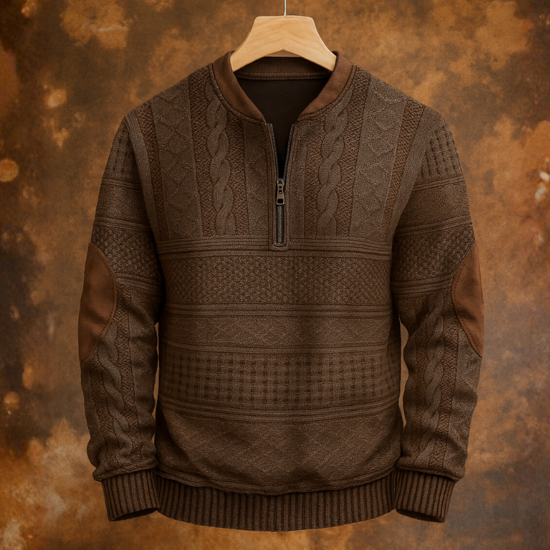 Men's Quarter Zip Sweater – Versatile Style for Work & Leisure