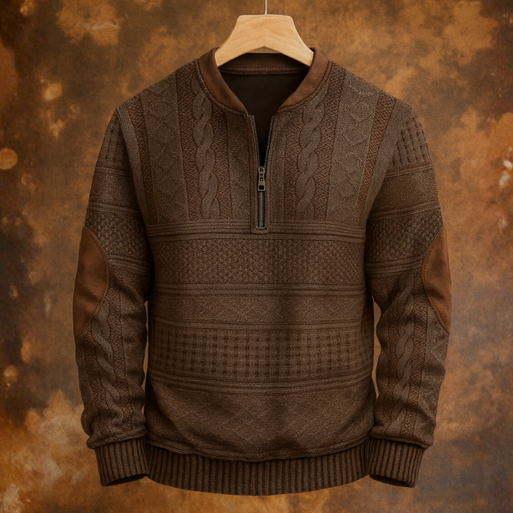 Men's Quarter Zip Sweater – Versatile Style for Work & Leisure