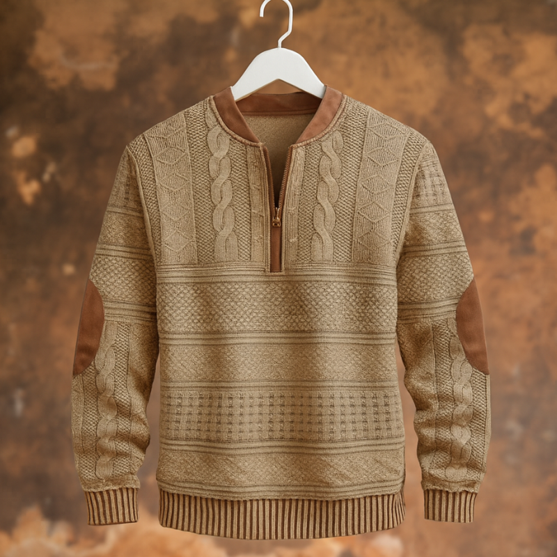 Men's Quarter Zip Sweater – Versatile Style for Work & Leisure