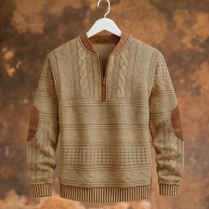 Men's Quarter Zip Sweater – Versatile Style for Work & Leisure