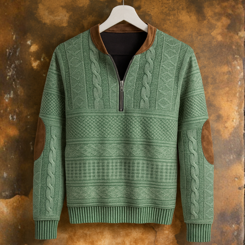 Men's Quarter Zip Sweater – Versatile Style for Work & Leisure