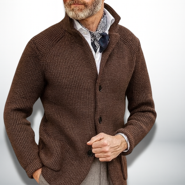 Men's Stand Collar Jacket – Modern Style for Any Occasion