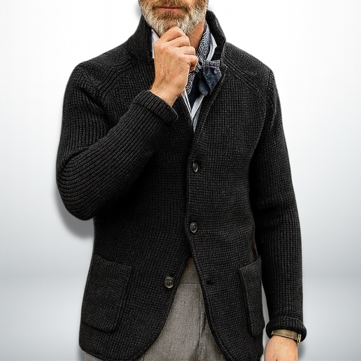 Men's Stand Collar Jacket – Modern Style for Any Occasion