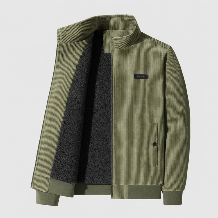 Men's Winter Jacket – Classic Corduroy Style for Office & Casual Wear