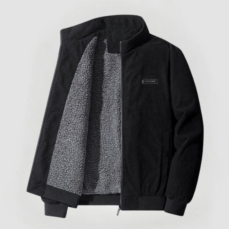 Men's Winter Jacket – Classic Corduroy Style for Office & Casual Wear