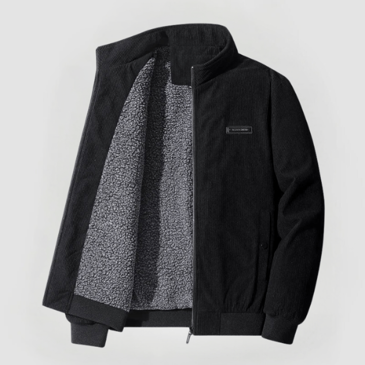 Men's Winter Jacket – Classic Corduroy Style for Office & Casual Wear