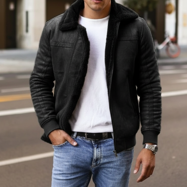 Men's Winter Jacket – Insulated Casual Coat for Cold Weather