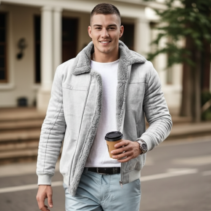 Men's Winter Jacket – Insulated Casual Coat for Cold Weather