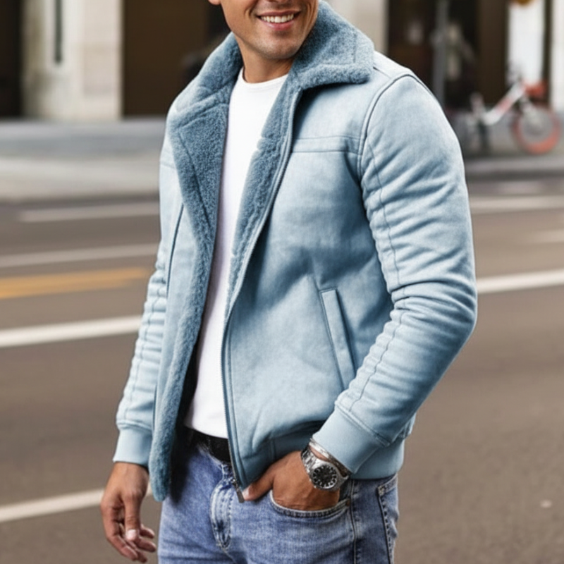Men's Winter Jacket – Insulated Casual Coat for Cold Weather