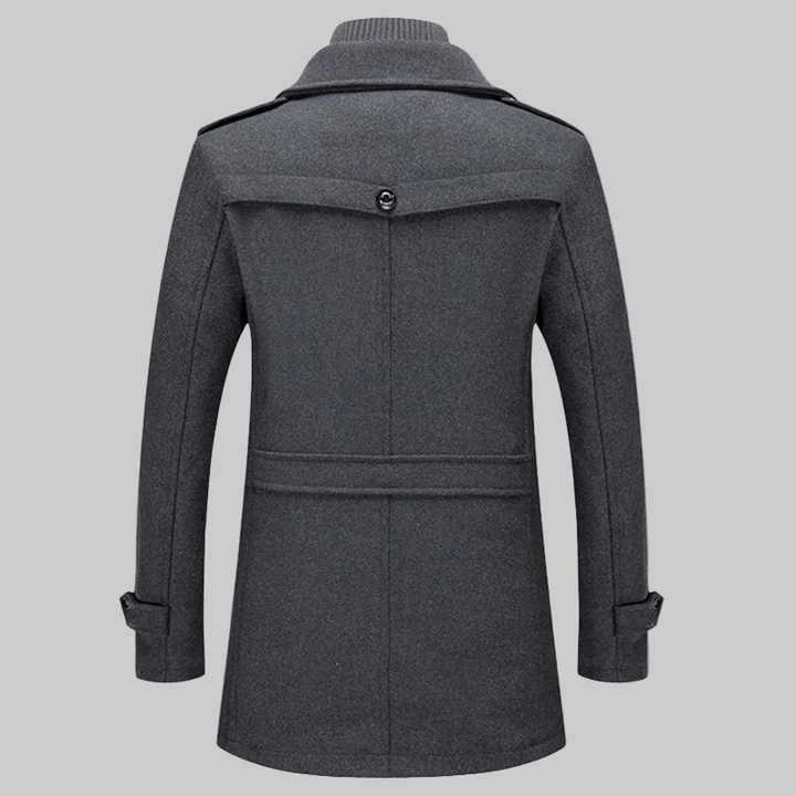 Men's Winter Long Sleeve Coat for Cold Weather