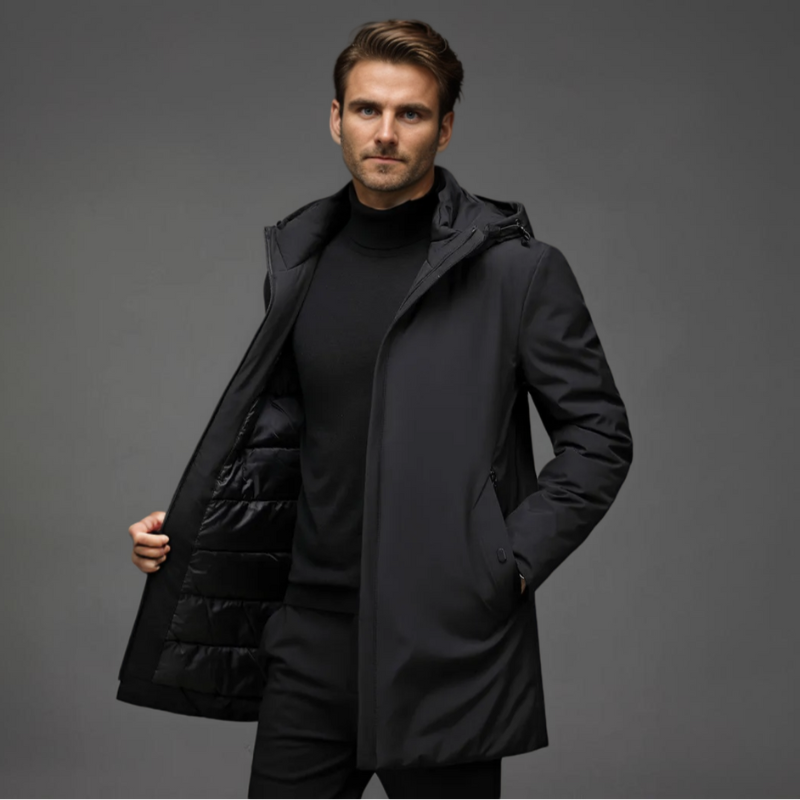 Men's Winter Parka Coat – Insulated Jacket for Cold Weather