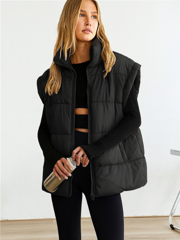 Women's Puffer Down Vest for Cold Weather Layering
