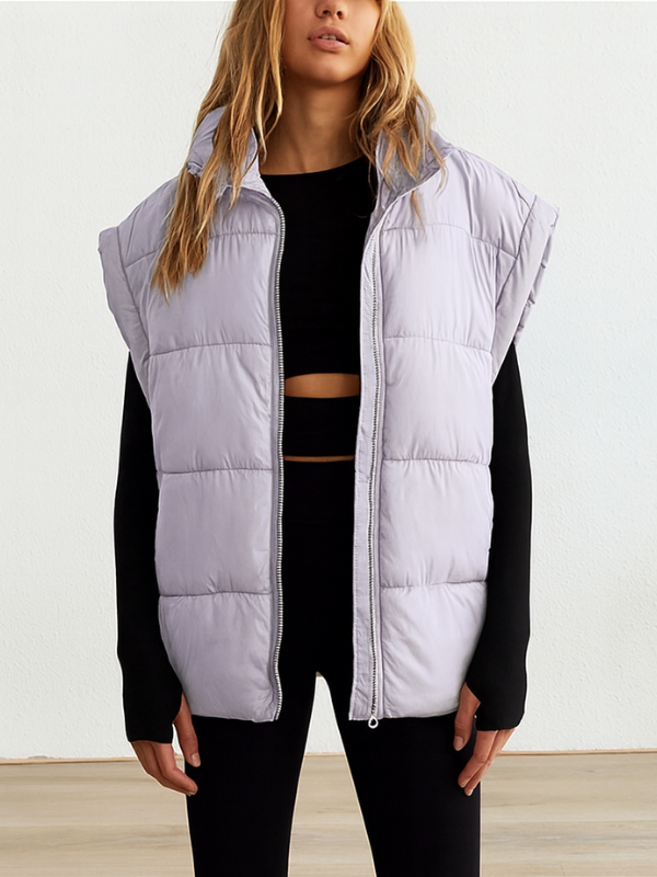 Women's Puffer Down Vest for Cold Weather Layering