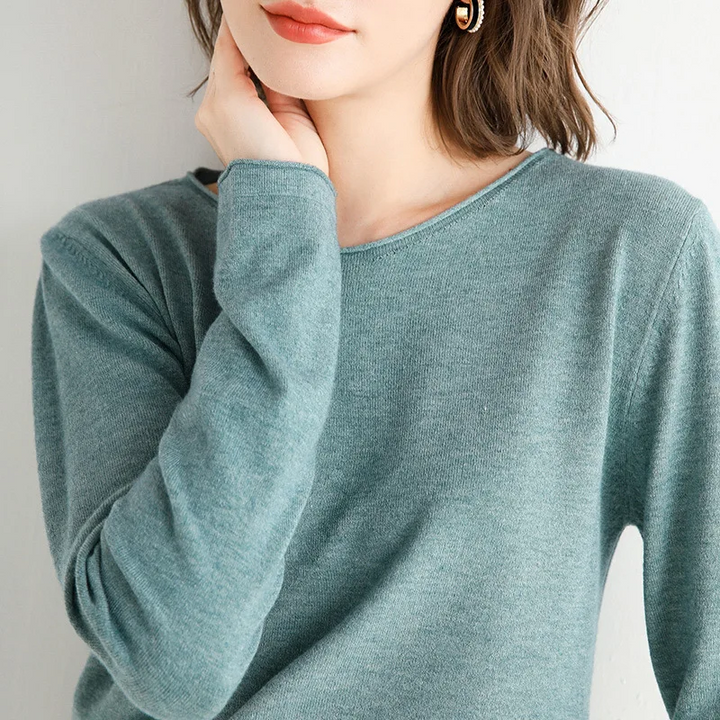Round Neck Women's Sweater