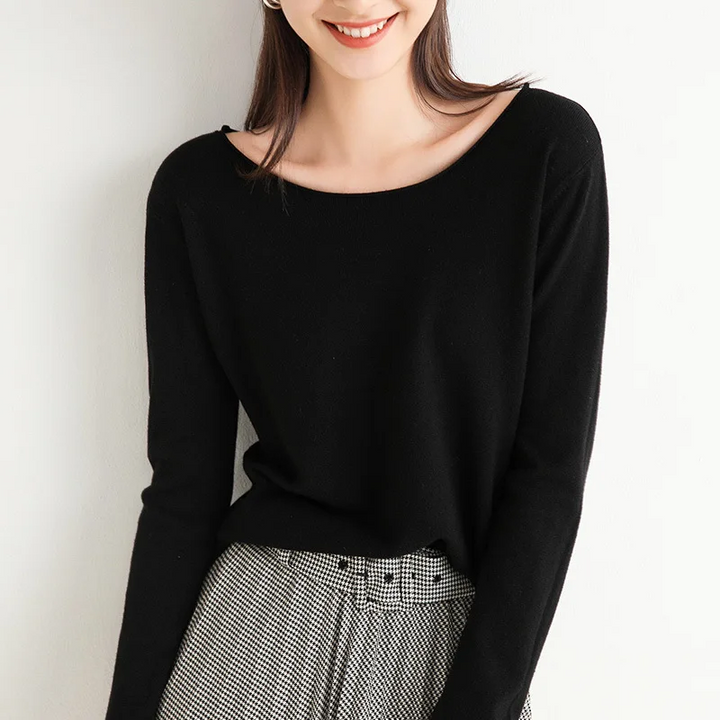 Round Neck Women's Sweater