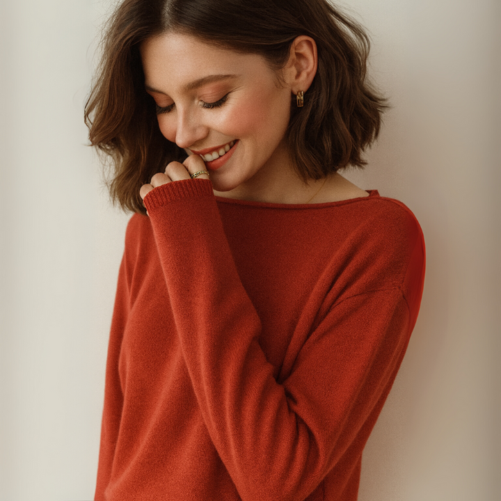 Round Neck Women's Sweater
