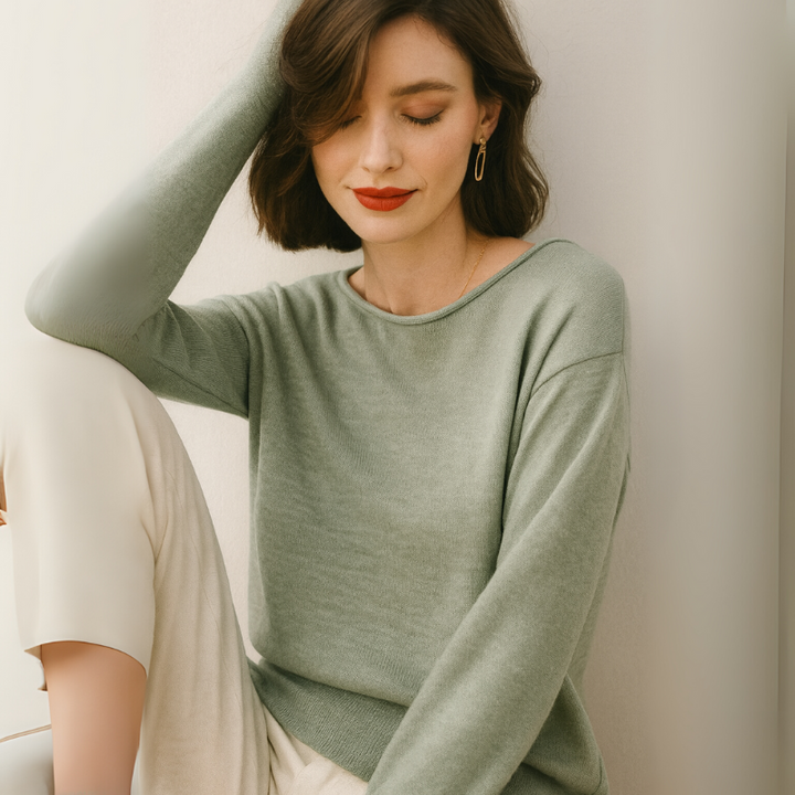 Round Neck Women's Sweater
