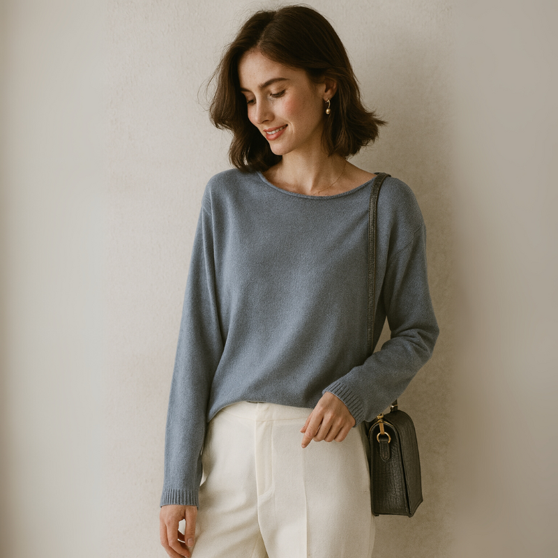Round Neck Women's Sweater