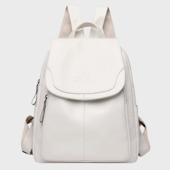 Women’s Classic Backpack with Vintage Flap Design