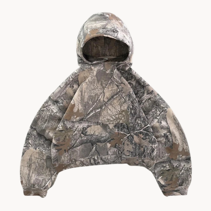 Women's Oversized Hoodie Camouflage for Casual Style