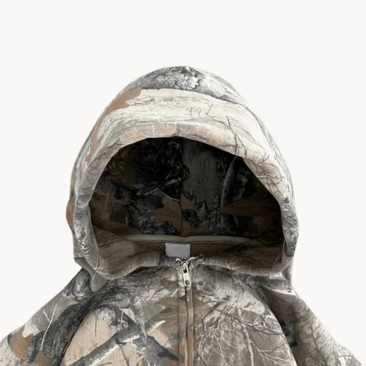 Women's Oversized Hoodie Camouflage for Casual Style