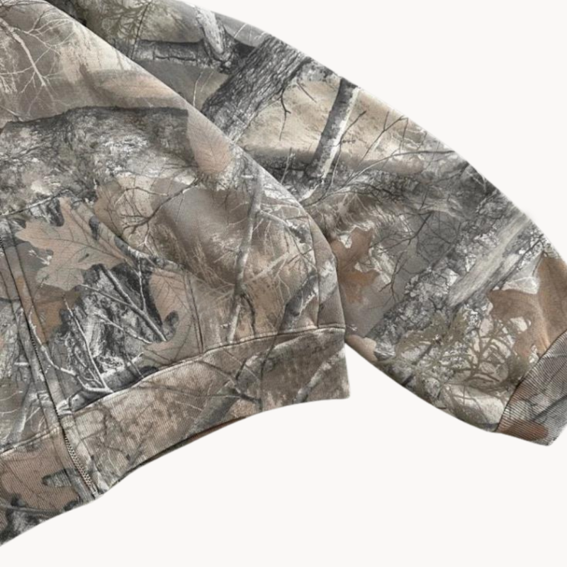 Women's Oversized Hoodie Camouflage for Casual Style