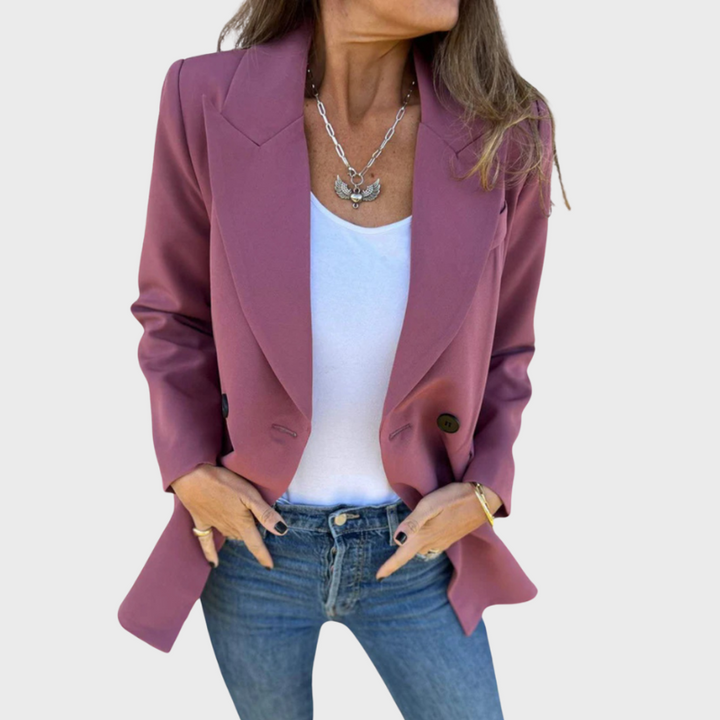 Ariana | Women's Collared Neck Long Sleeve Blazer