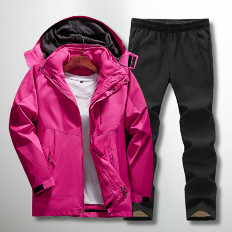 Women's 3-in-1 Outdoor Set – Removable Fleece Jacket & Hiking Pants