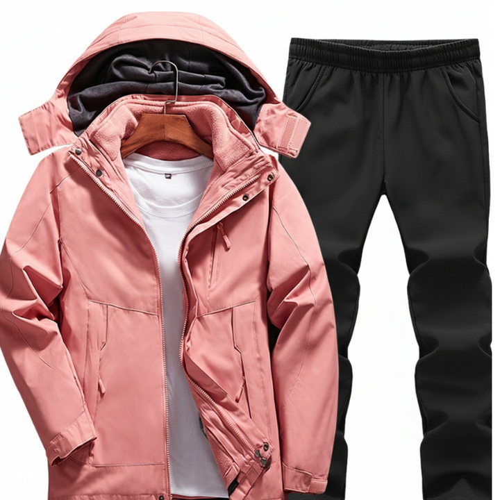 Women's 3-in-1 Outdoor Set – Removable Fleece Jacket & Hiking Pants