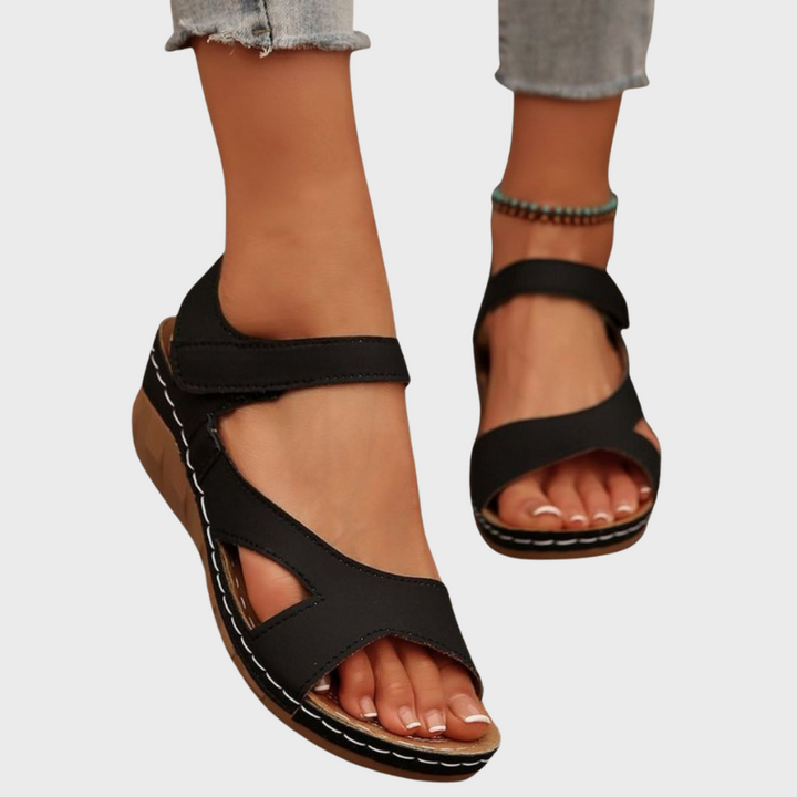 Women's Adjustable Summer Sandals with Velcro Straps