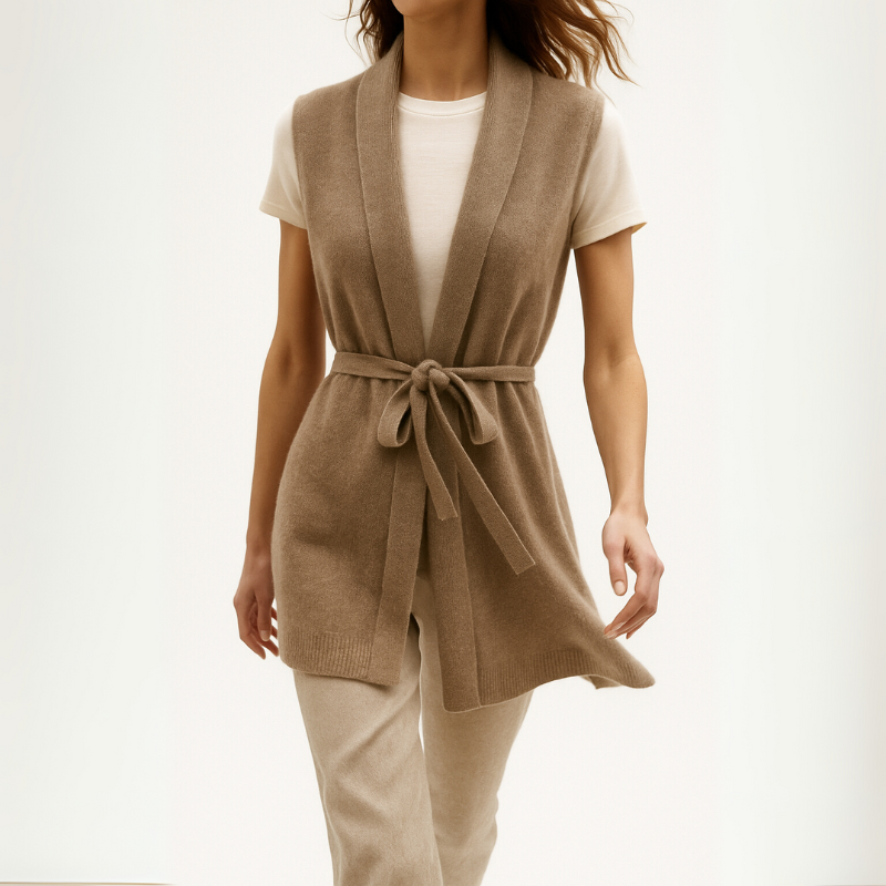 Women’s Adjustable Waist Vest – Sweatshirt Layering