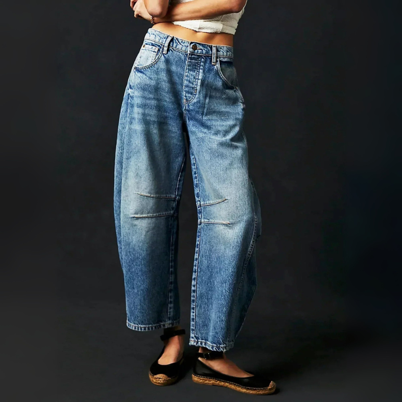 Women’s Barrel Jeans – Trendy Denim Pants for Stylish Outfits