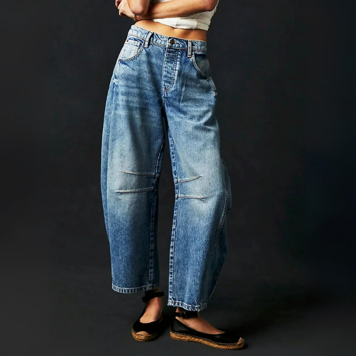 Women’s Barrel Jeans – Trendy Denim Pants for Stylish Outfits