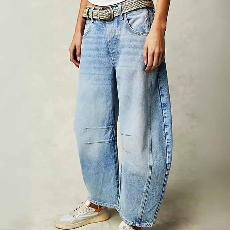 Women’s Barrel Jeans – Trendy Denim Pants for Stylish Outfits