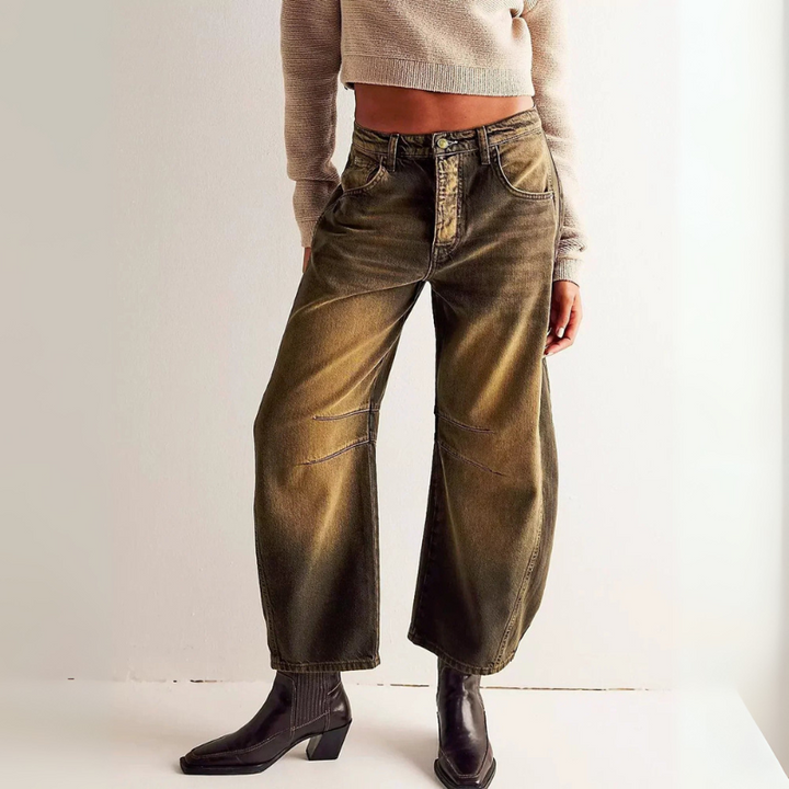 Women’s Barrel Jeans – Trendy Denim Pants for Stylish Outfits
