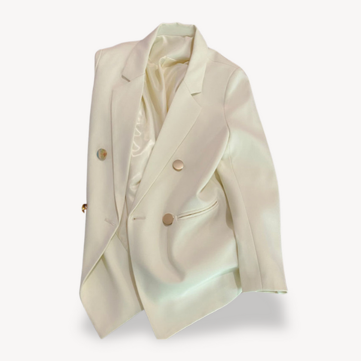 Women's Blazer Double-Breasted for Elegant Professional Style
