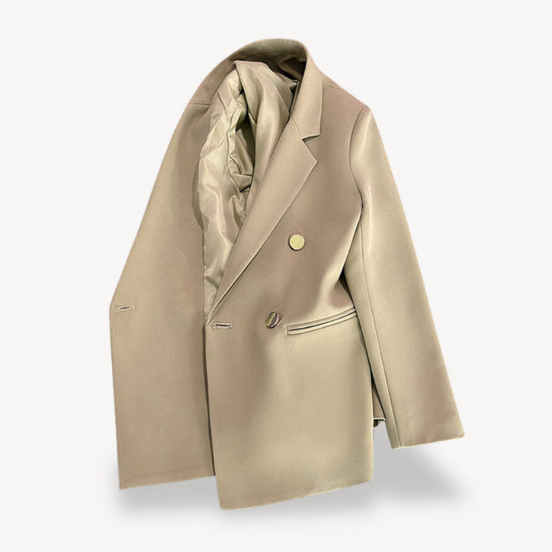 Women's Blazer Double-Breasted for Elegant Professional Style