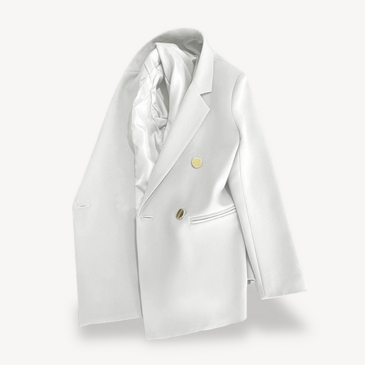 Women's Blazer Double-Breasted for Elegant Professional Style
