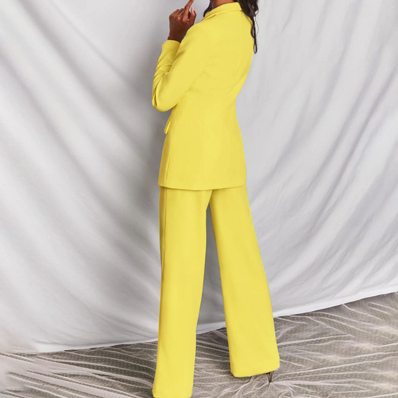Women's Blazer & Pants Suit Set – Elegant & Versatile Style