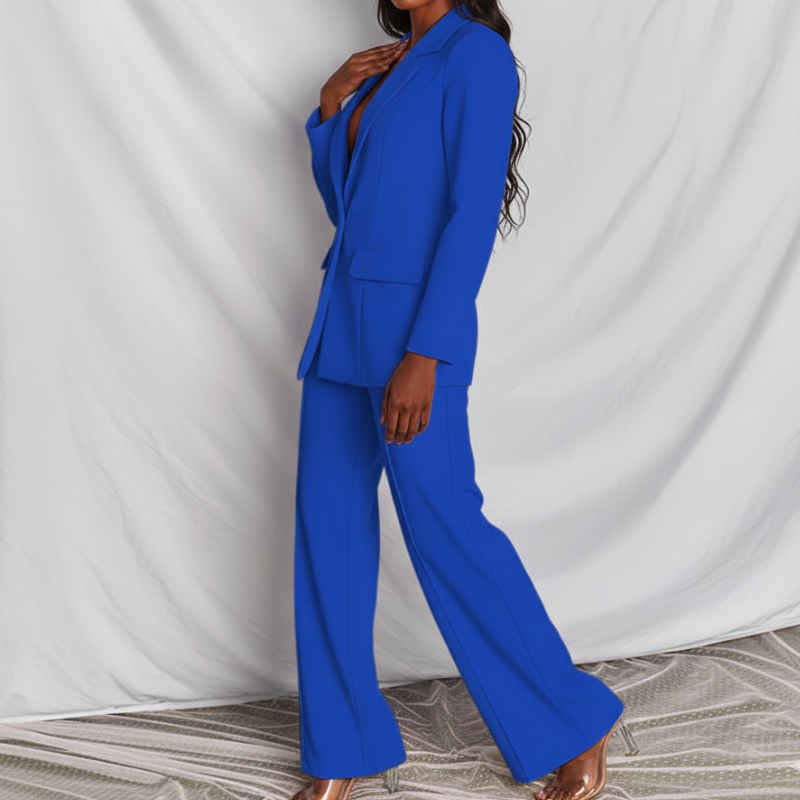 Women's Blazer & Pants Suit Set – Elegant & Versatile Style