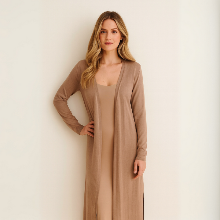 Women's Cardigan Sweater Open Front Layering Piece