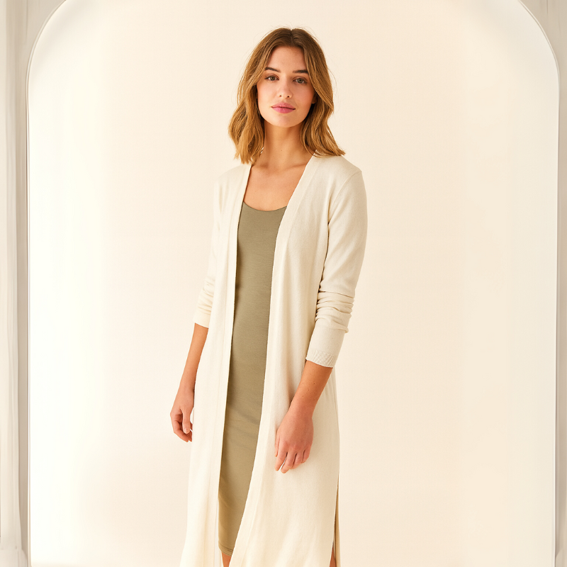 Women's Cardigan Sweater Open Front Layering Piece