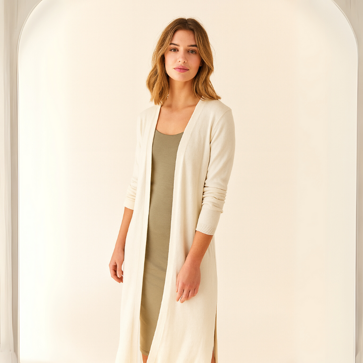 Women's Cardigan Sweater Open Front Layering Piece