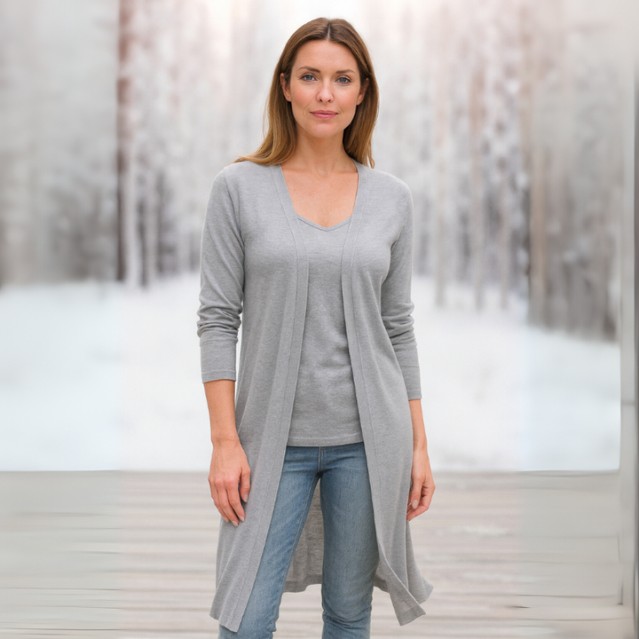 Women's Cardigan Sweater Open Front Layering Piece