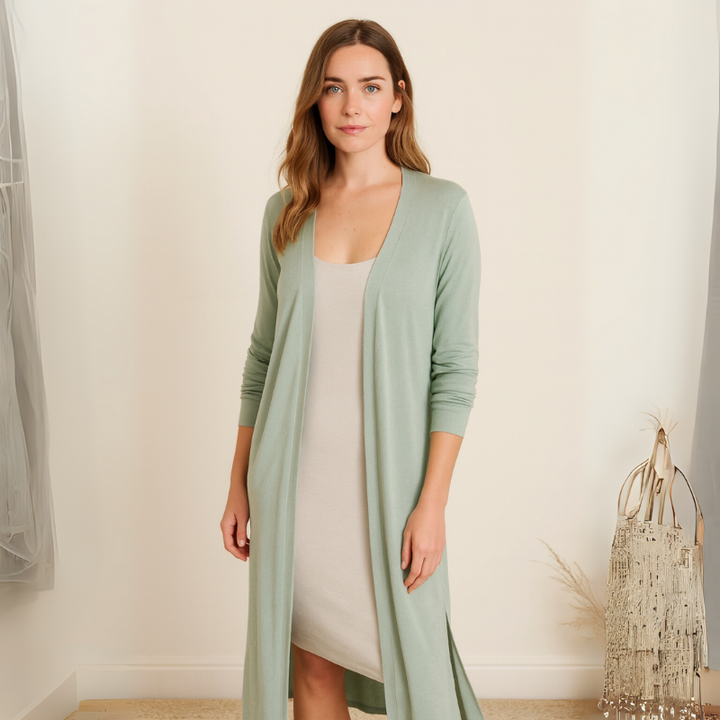 Women's Cardigan Sweater Open Front Layering Piece
